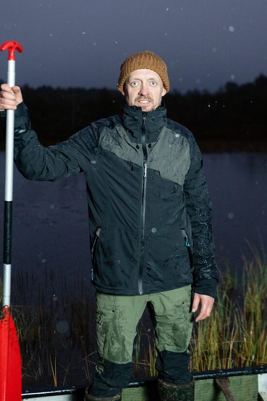 Lietus Jaka | Melna/Pelēka